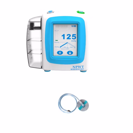 Npwt Machine with Npwt Dressing Kit Negative Pressure Wound Therapy