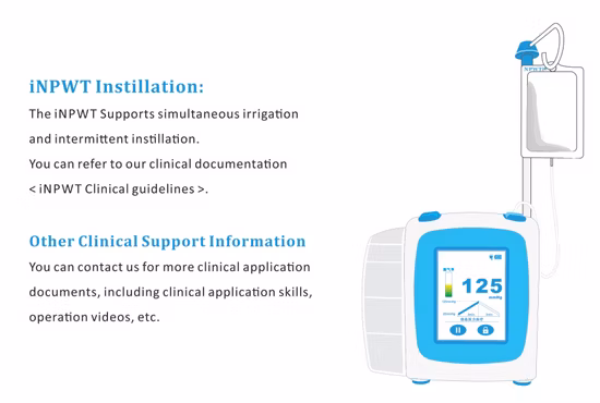 Disposable Npwt Foam Dressing Kit Medical Npwt Pump